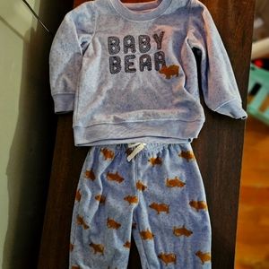 New Soft fleece 2 piece Baby Bear sweater by Child of Mine NWOT!!!